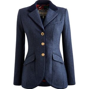 {Joules} Navy Parade Tweed 4 RARE DISCONTINUED